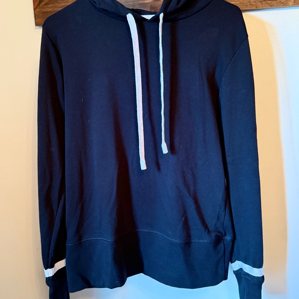 Rue21 Dark Blue Hoodie with White Accents